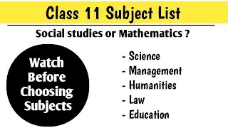 Class 11 Subjects List - Social or Maths ? NEB Class 11 Curriculum