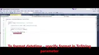 MVC - C# - Format Date