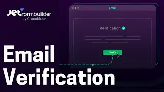 Wordpress Sign Up Email Verification | Jet Form Builder