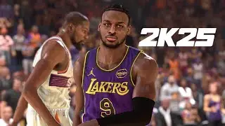 NBA 2K25 | BRONNY JAMES | LAKERS vs SUNS | FULL CONCEPT GAMEPLAY | K4RL