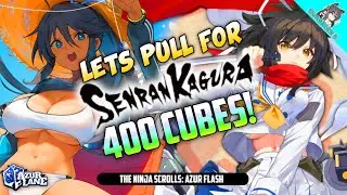 [Azur Lane] SENRAN KAGURA Collab Pulls! - 400 Cubes for the [Ninja Scrolls: Azur Flash] Event!