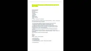OCA Java SE 8 Programmer certification Questions and Answers 100% Verified