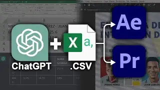 Automate your COMPS with ChatGPT and CSV files - After Effects