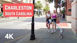 Charleston, South Carolina | Walking Tour | 4K