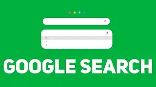 Google Search Box Animation | Green Screen | Graphics & Animation