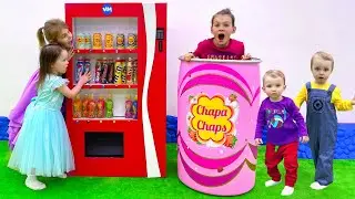 Five Kids Pretend Play Shopping in DIY Store + more Childrens Songs and Videos