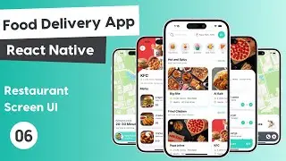 Food Delivery App with React Native #6 - Restaurant Screen UI