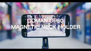 COMAN DP50 Magnetic Neck Mount, Quick Release POV Neck Phone Tripod, for Phone, Action Camera