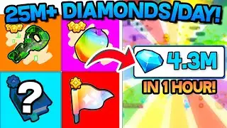 THE *BEST* FREE TO PLAY DIAMOND FARM METHOD in Pet Simulator 99! (25M+/Day)