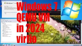 Windows 7 64 bit QEMU VM tutorial for beginners using virtio - March 2024 - 98c56c78