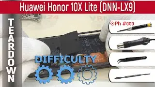 Huawei Honor 10X Lite DNN-LX9 📱 Teardown Take apart Tutorial