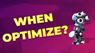 When should you optimize your game code?