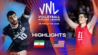 🇮🇷 IRI vs. 🇺🇸 USA - Highlights Week 2 | Men's VNL 2023