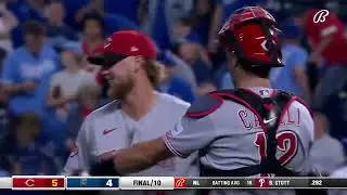 Ricky Karcher gets the save in his mlb debut! Reds Royals 6/12/23