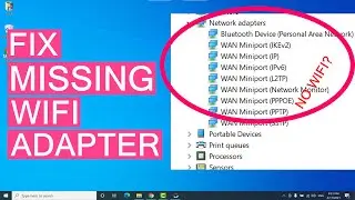 How To Fix Wireless Adapter Missing In Windows 10 | Get WiFi Adapter Back