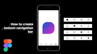 How to create Bottom navigation on figma