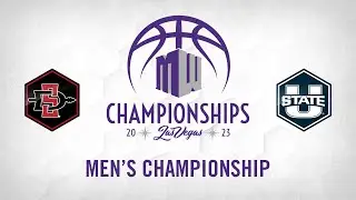 HIGHLIGHTS: #1 San Diego State vs #3 Utah State Men's Basketball 3/11/23