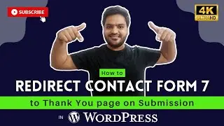 How To Redirect Contact Form 7 To A Thank You Page in WordPress | Step by Step Tutorial in English