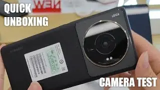 Xiaomi 12S Ultra Quick Unboxing with Camera Test