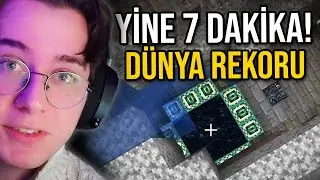 YİNE Minecraft 7 DK Dünya Rekoru Kırıldı! (2023) - Doğukan Adal İzliyor