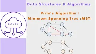 DSA33b - Prim's Algorithm | Pseudocode | Minimum Spanning Tree