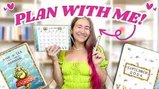 September 2024 PLAN WITH ME 🐸 Monthly & Weekly Bullet Journal Setup!