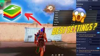 BlueStacks 5🔥 Free Fire Best Settings For Low Dpi Non Gaming Mouse | BlueStacks/Msi Headshot Setting