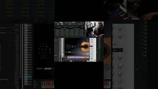 making a beat using soft nylon guitar  in #kontakt #nativeinstruments #flstudio #musicproduction