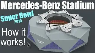 How does the Mercedes-Benz Stadium work?