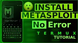 how to install Metasploit in Termux  Without any ERROR 2022 Tutorial ? | Termux metasploit Tutorial