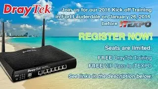 DrayTek USA 2016 Kickoff