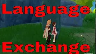 Language Exchange with Hurlichurls and Ella Musk - Commision Quest - Genshin Impact