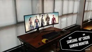 Gaming on the Massive Samsung 49 CHG 90 UltraWide HDR QLED Gaming Monitor!!!