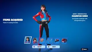 HOW TO GET FNCS CHAMPION SIREN SKIN IN FORTNITE!