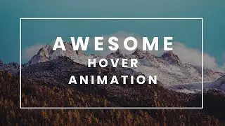 Awesome Split Screen Image Hover Effect | CSS Image hover effect