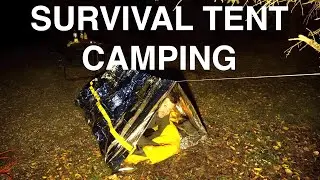 Camping In Emergency Survival Tent