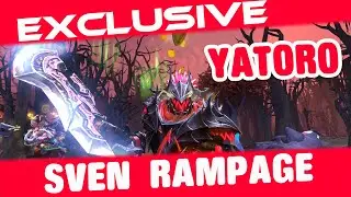 Yatoro Sven rampage on The International 2021 | Dota 2