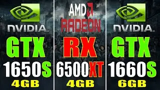 GTX 1650 SUPER vs RX 6500XT vs GTX 1660 SUPER || PC GAMES TEST ||