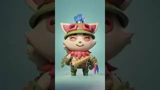 Teemo🎮 League of Legends champion⠀#b3d #madewithblender #blender3dart #teemo #leagueoflegends #lol