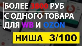 Анализ товар для Вайлдберриз с прибылью более 3800 руб