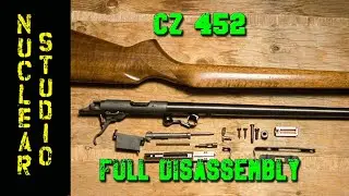 CZ 452 Varmint - full disassembly - 