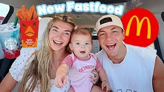 TRYING NEW MENU ITEMS FROM FAST FOOD RESTAURANTS!!