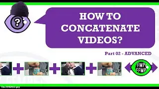 How to concatenate / merge multiple video files | Concatenation Lesson Part 02 