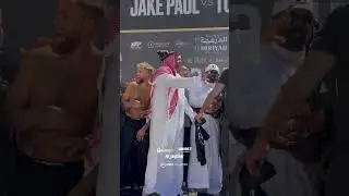 Jake Paul & Tommy Fury Have To Be SEPARATED During Fiery Face Off 🍿