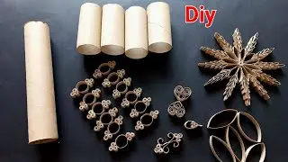 amazing recycling ideas with cardboard rolls! home decoration ideas- diy