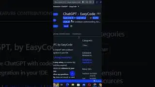 chatgpt vscode | chatgpt vscode extension #chatgpt #vscode #youtubeshorts #short