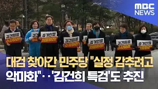 대검 찾아간 민주당 