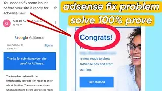 You need to fix some issues before your site is ready for AdSense | Google Adsense Approval Bangla