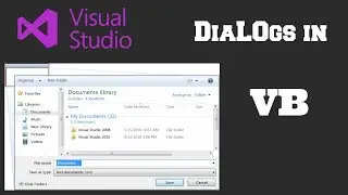 How To Make a Open File Dialog Window | Visual Studio | Visual Basic