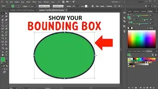 How to Show or hide Your Bounding box in Adobe illustrator